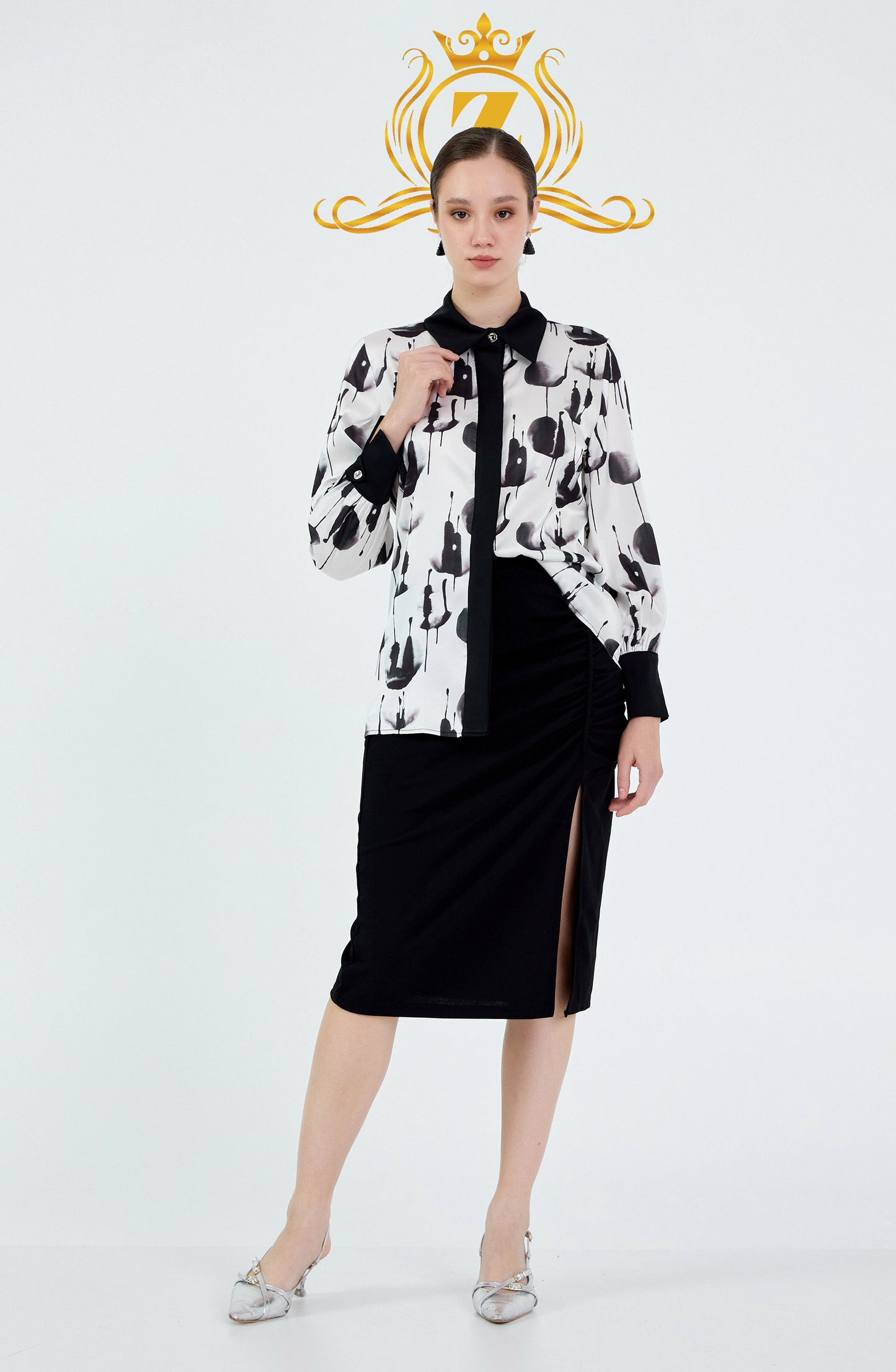 Long Sleeve Patterned Regular Shirt