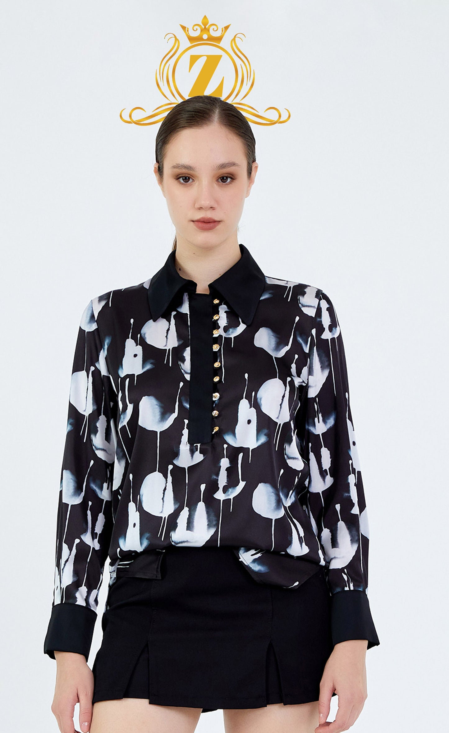 Long Sleeve Patterned Regular Shirt