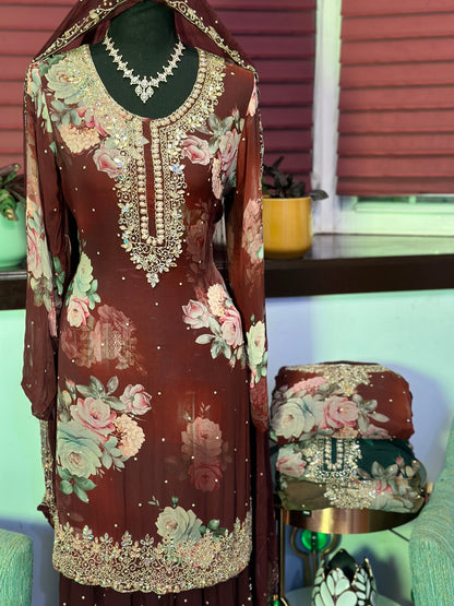 Handcrafted Sharara