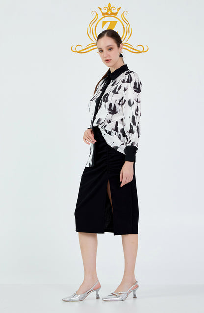 Long Sleeve Patterned Regular Shirt
