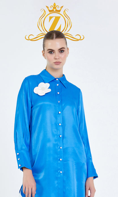 Long Sleeve Solid Color Regular Tunic 