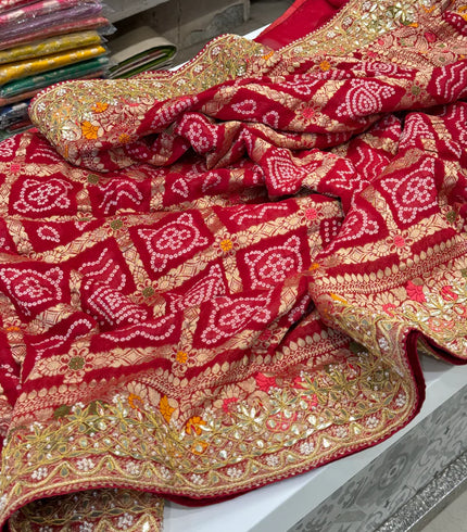 Red Saree