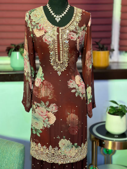 Handcrafted Sharara